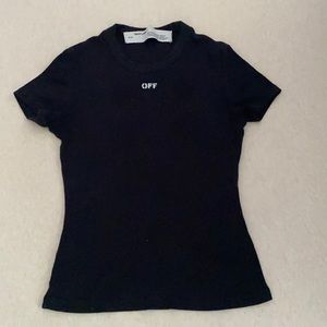 Women’s basic off white t shirt